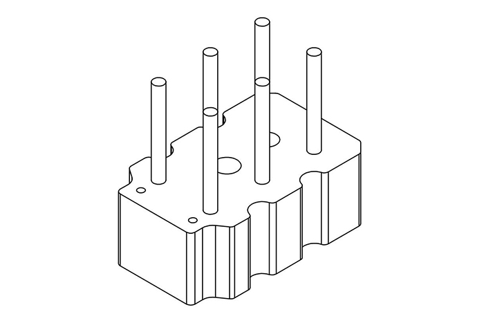 8×5底座（3++3P),B-B045 