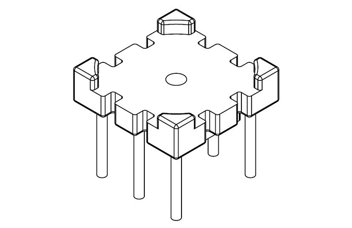 10×10底座（3+3P),B-B013