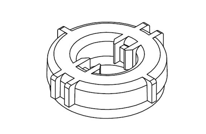 φ16磁环 上盖，B-C1601 