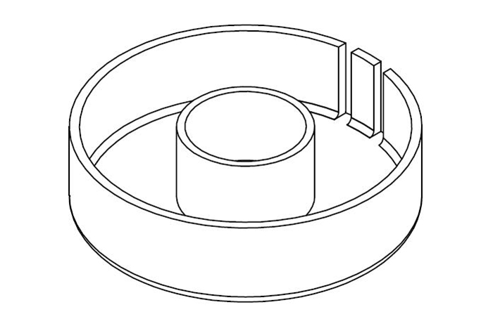 φ26磁环上盖，B-C2601