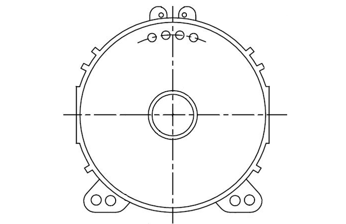 φ28磁环上盖，B-C2801-1