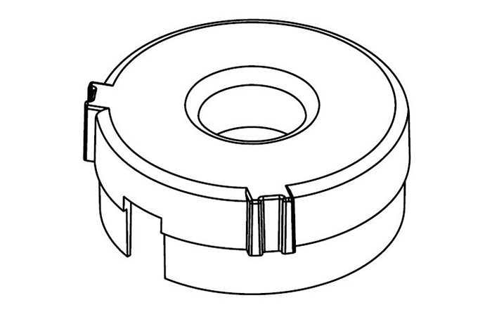 φ31磁环下盖，B-C3101-1
