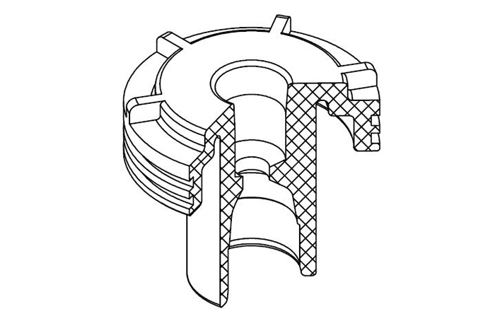 φ41×38 底座，B-B055