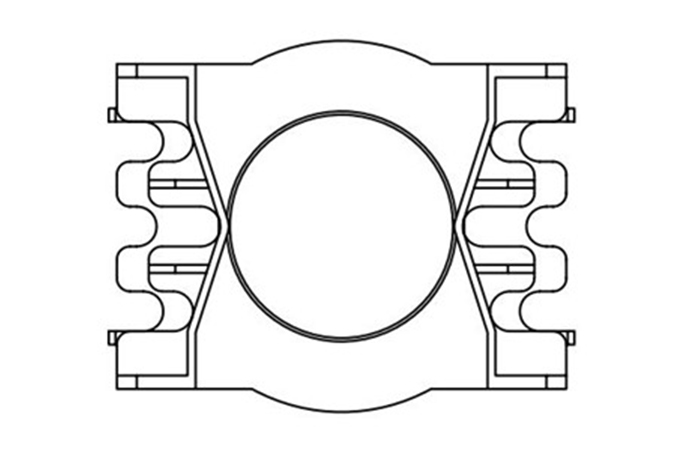 PQ-74(No Pin)立式双槽,B-7401